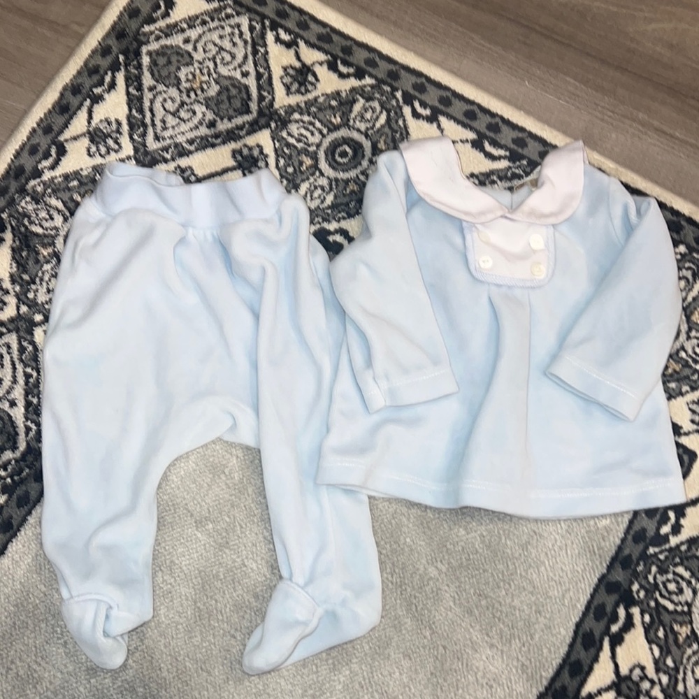 Baby boy velvet set